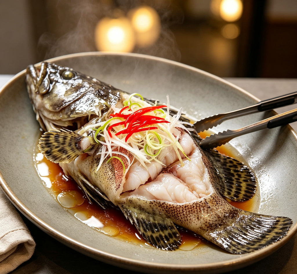 Whole Fish with Ginger and Chili