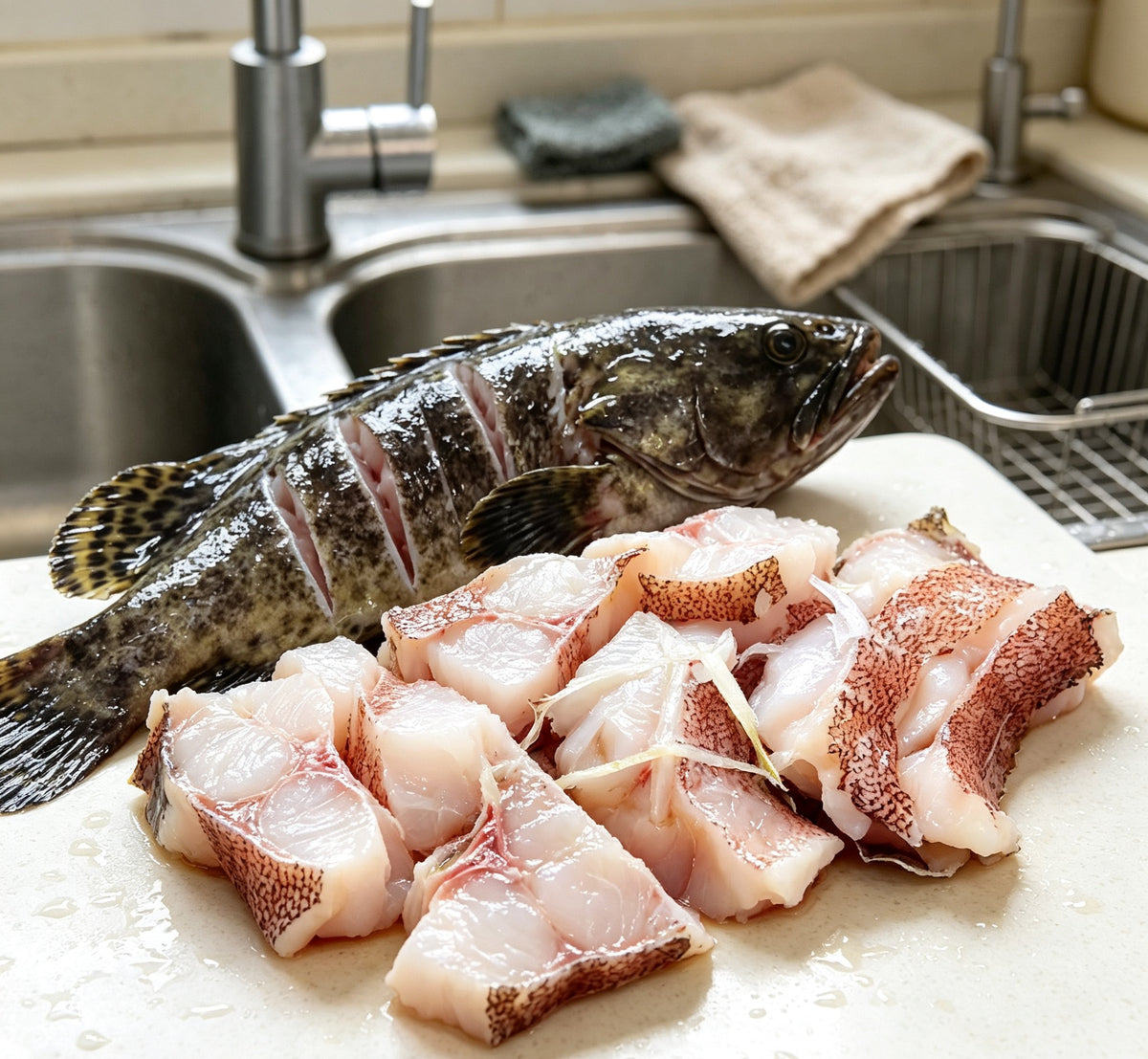 Whole Fish with Ginger and Chili